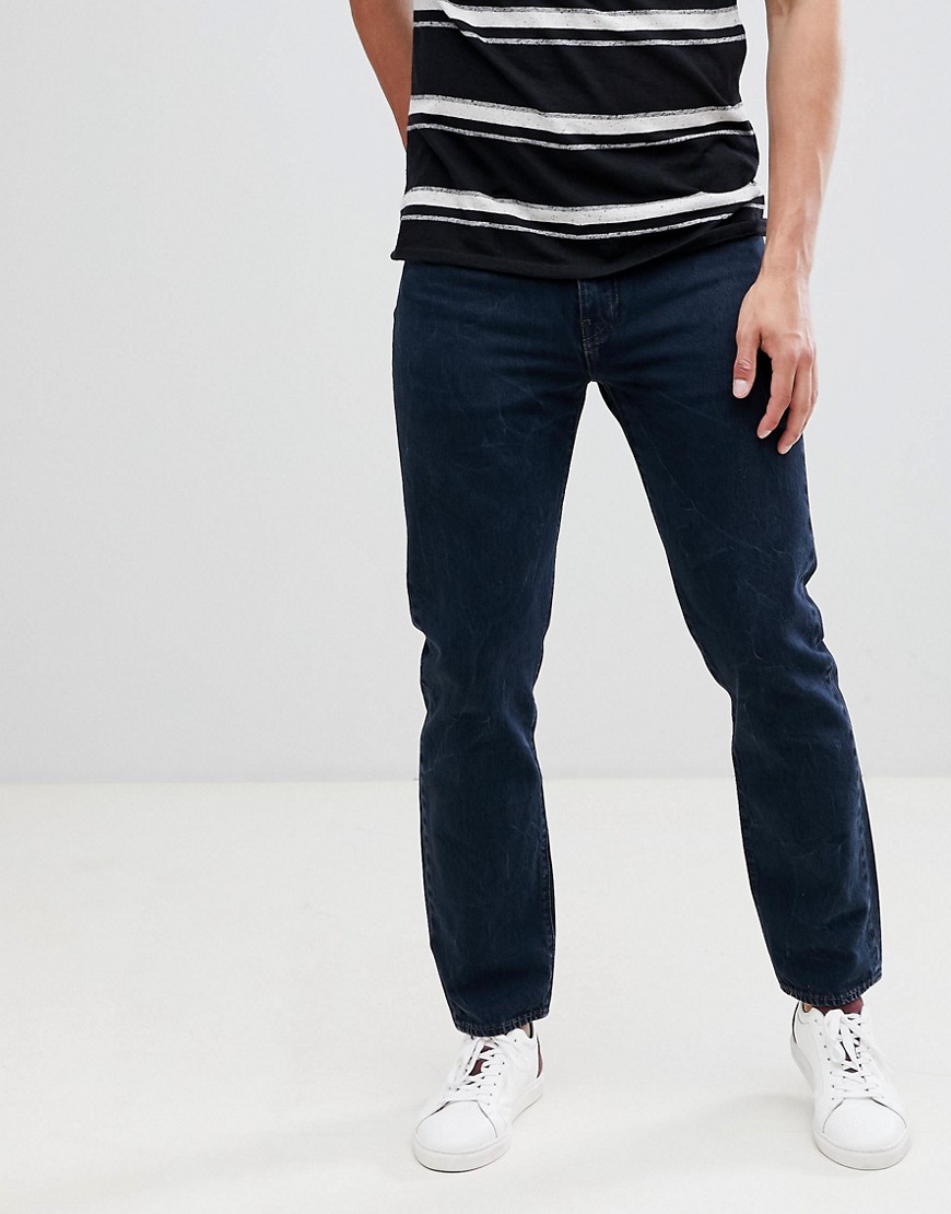 Levi's 502 regular tapered jeans midnight carbon