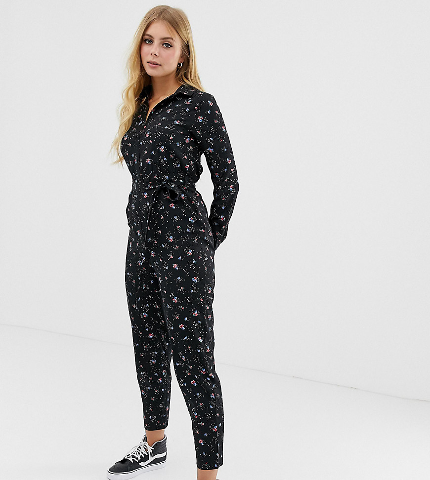 Wednesday's Girl boilersuit in ditsy spot floral