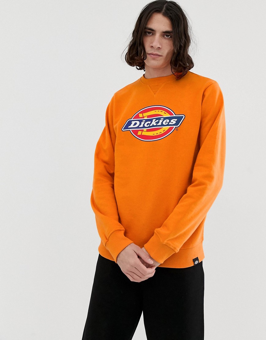 Dickies Harrison sweatshirt with small logo in orange