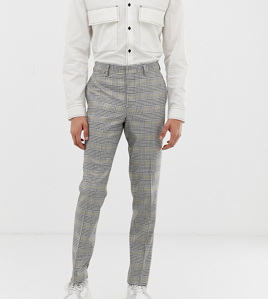 Noak suit trousers in grey check