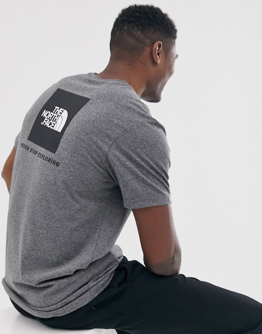 The North Face Red Box t-shirt in heather grey