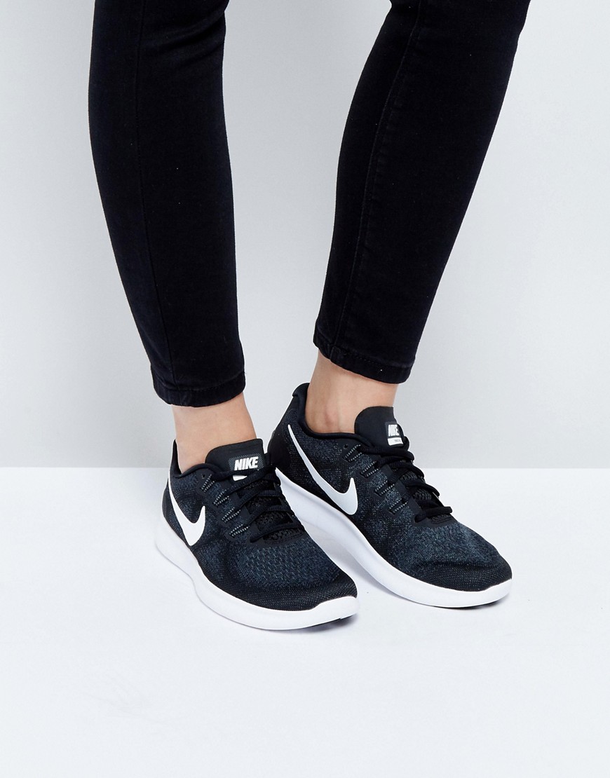 Nike Running Free Run 2 Trainers - Black