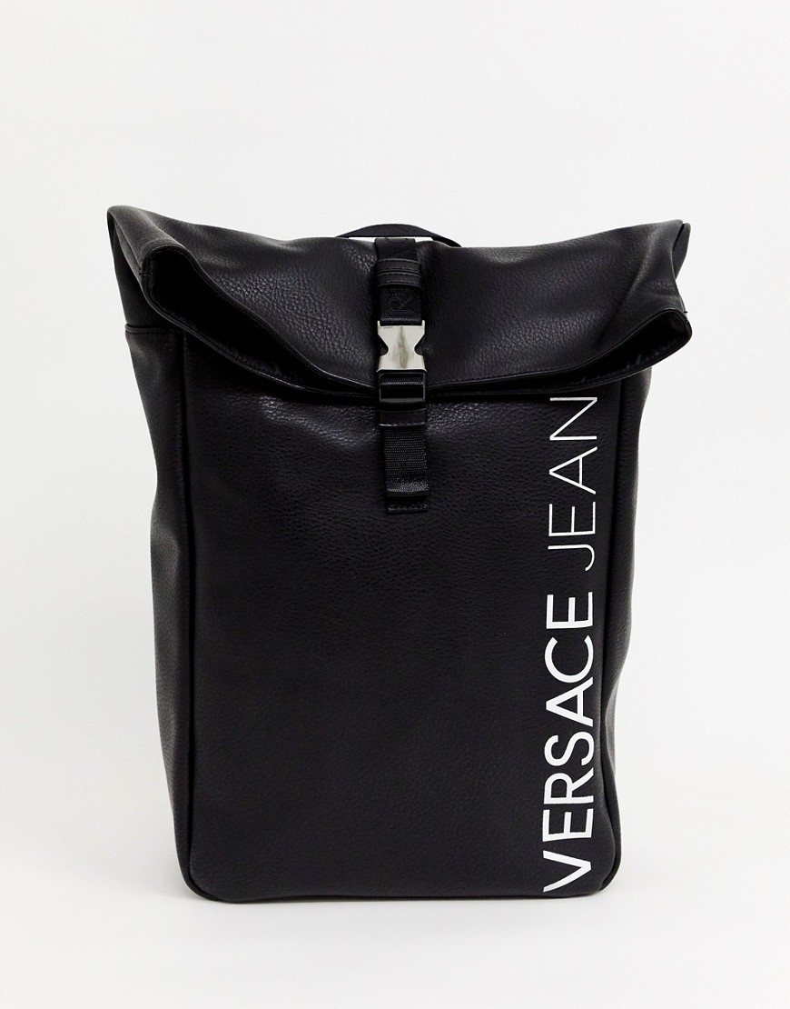 Versace Jeans backpack with logo print