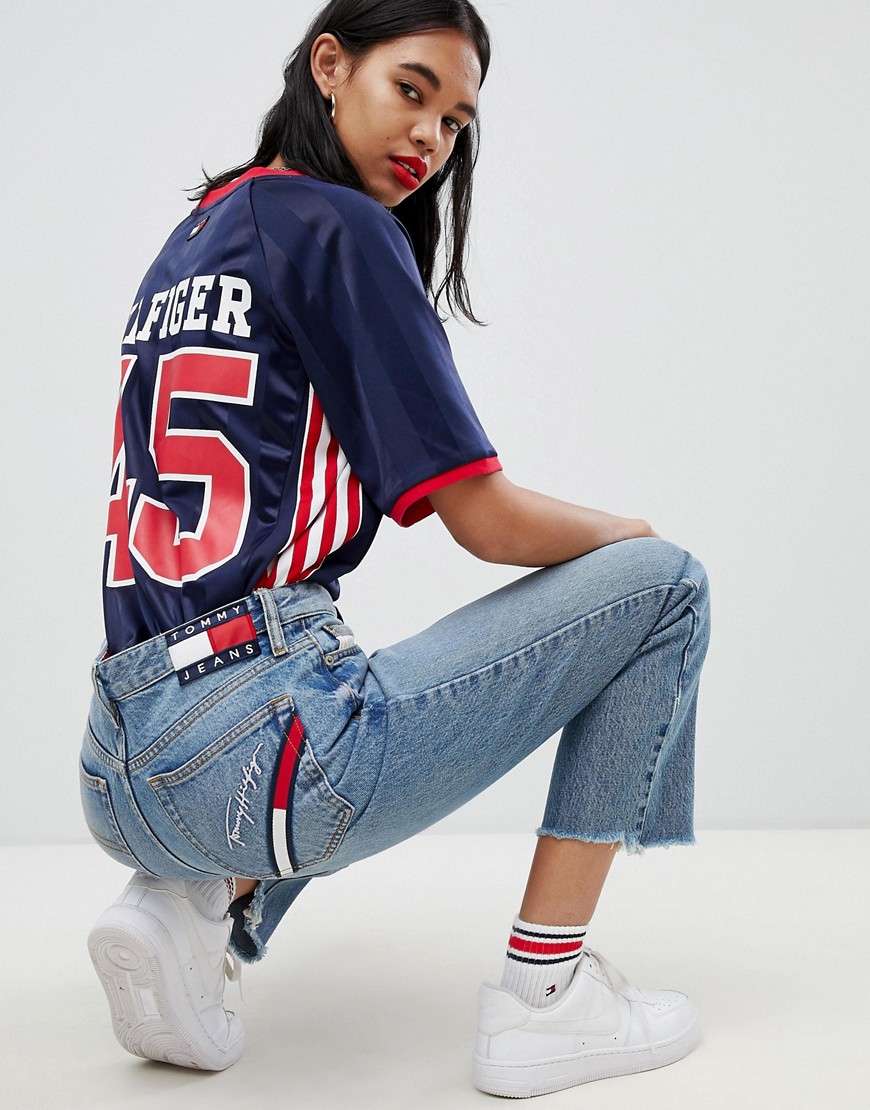 Tommy Jeans 90s Capsule 5.0 Mom Jeans - Mid blue denim