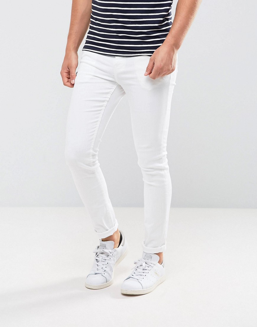 New Look Skinny Jeans In White - White