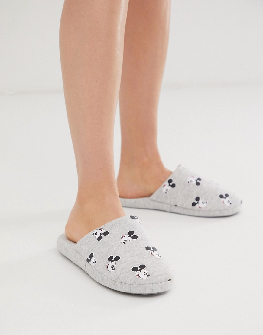 Womens'ecret Mickey Mouse Vintage print slippers