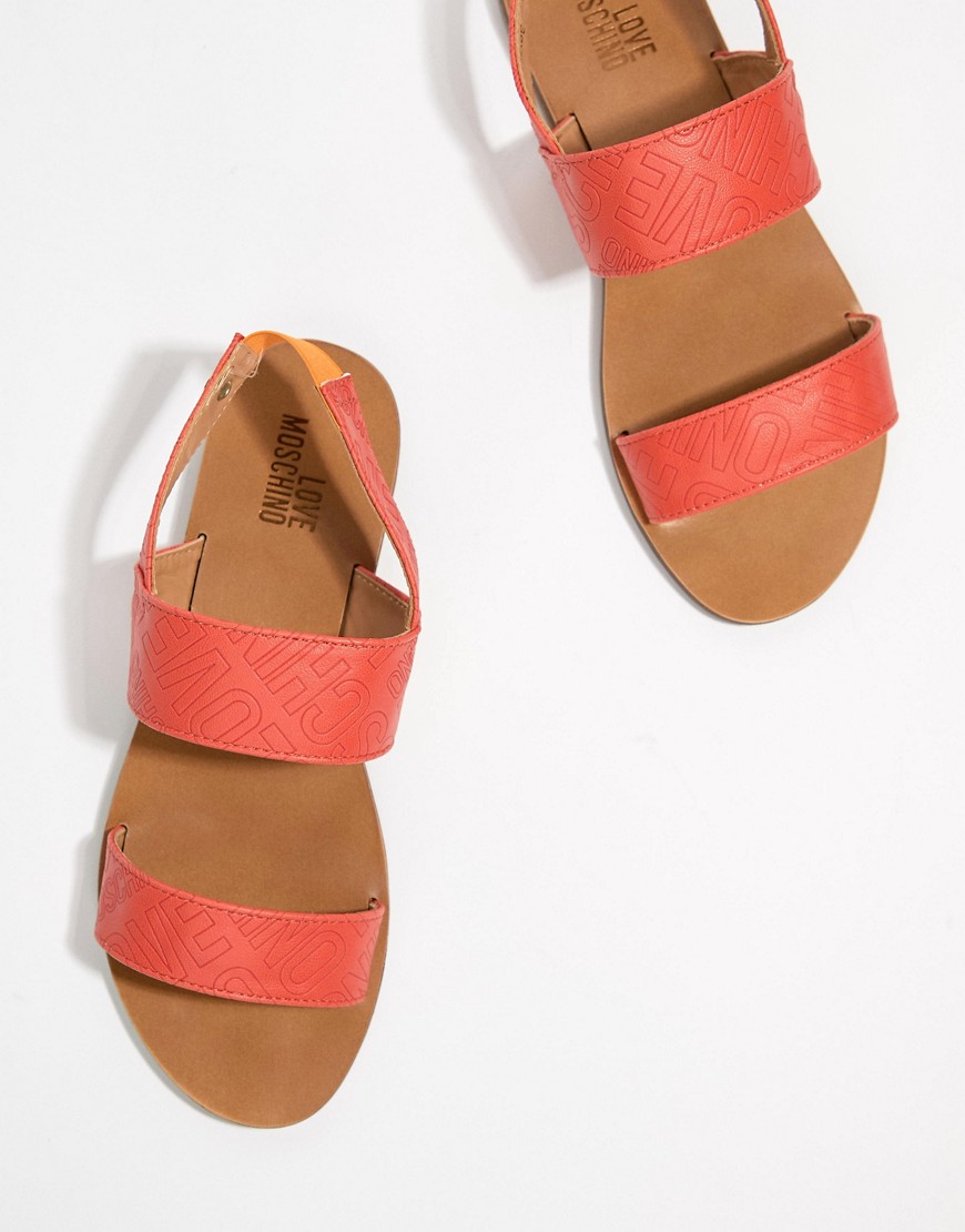 Love Moschino Flat Sandals