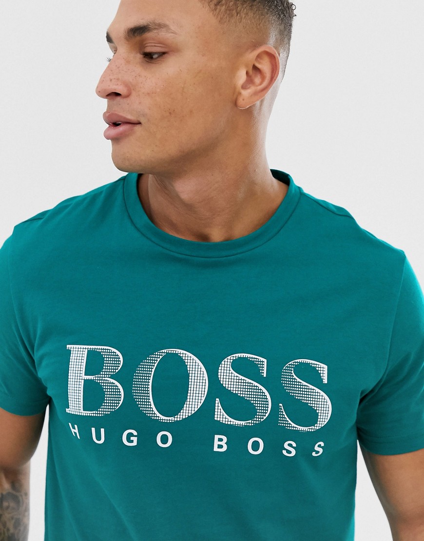 BOSS bodywear logo t-shirt in green