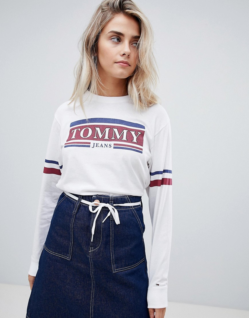 Tommy Jeans long sleeve t-shirt - Bright white