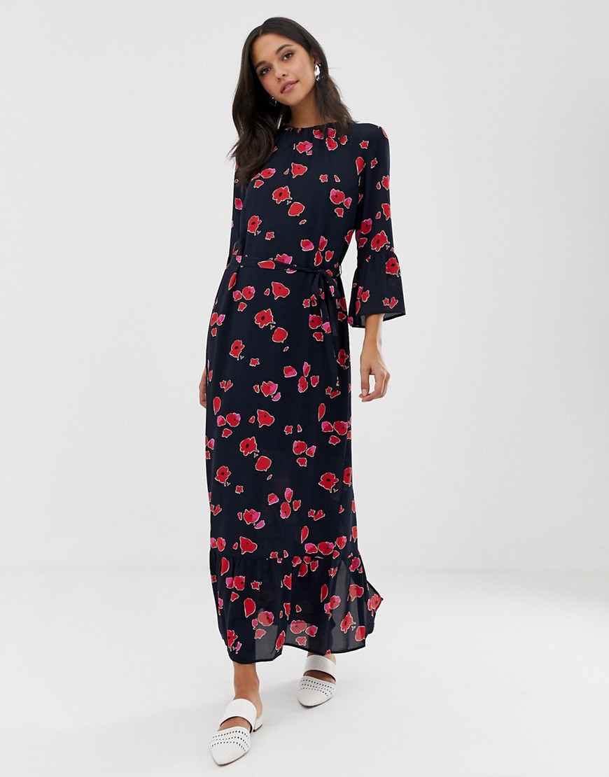 Selected Femme printed maxi dress