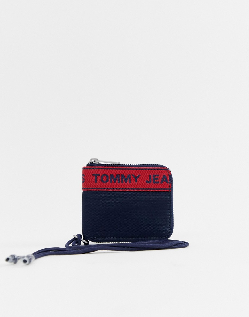 Tommy Jeans logo tape cross body purse