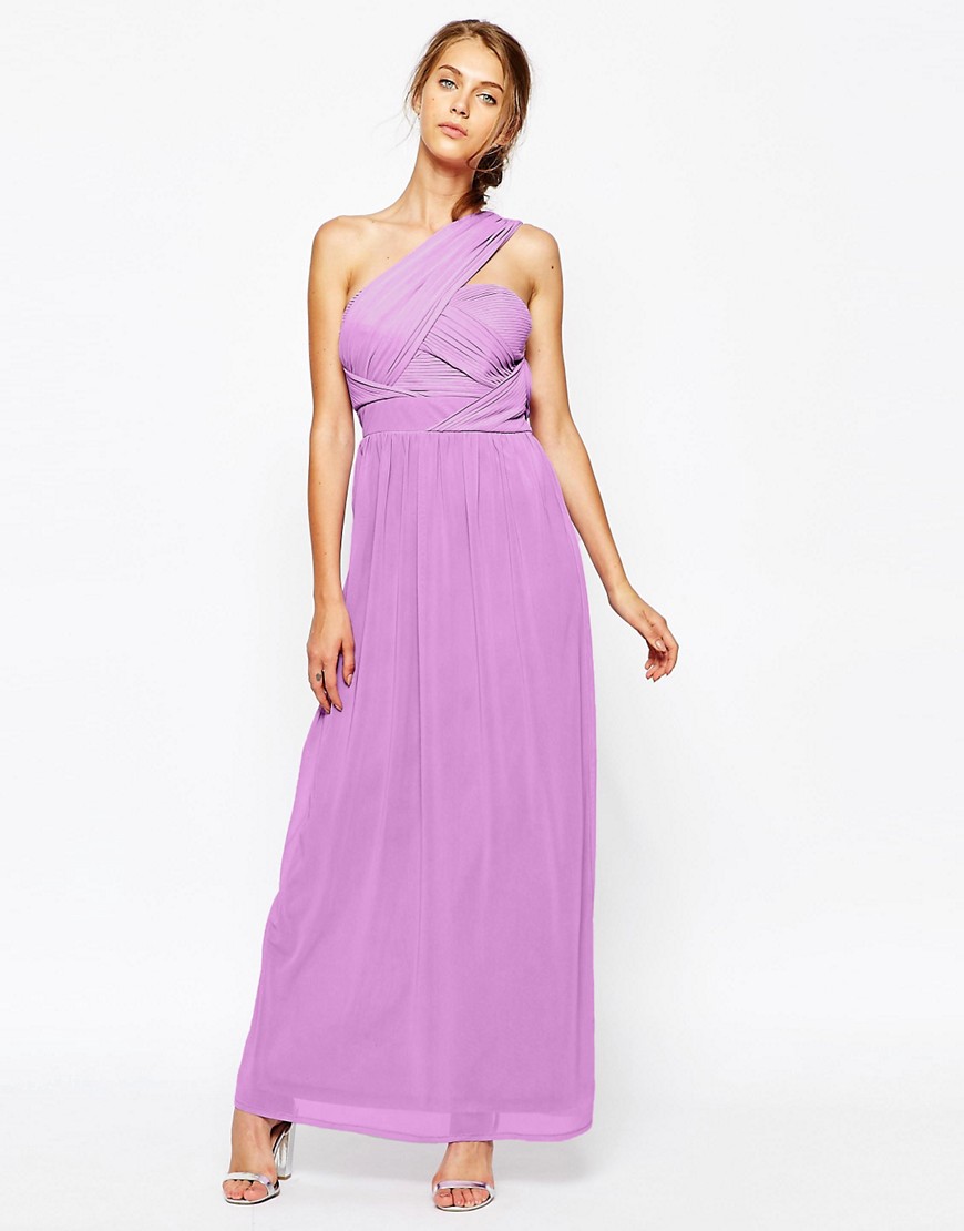 TFNC | TFNC Maxi Dress With One Shoulder Detail at ASOS