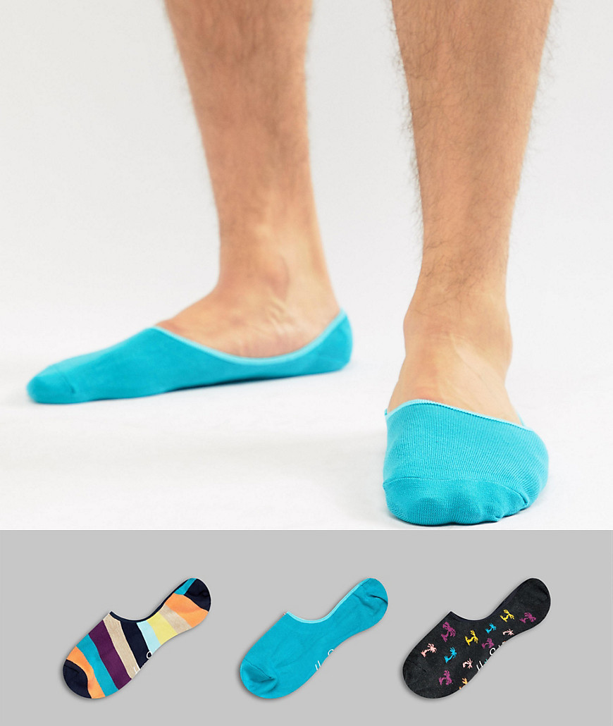 3 пары спортивных носков Happy Socks - Мульти 