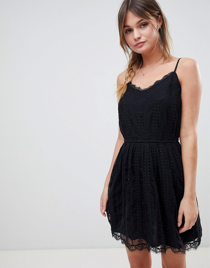 Abercrombie & Fitch Mesh Dress with Strap Detail