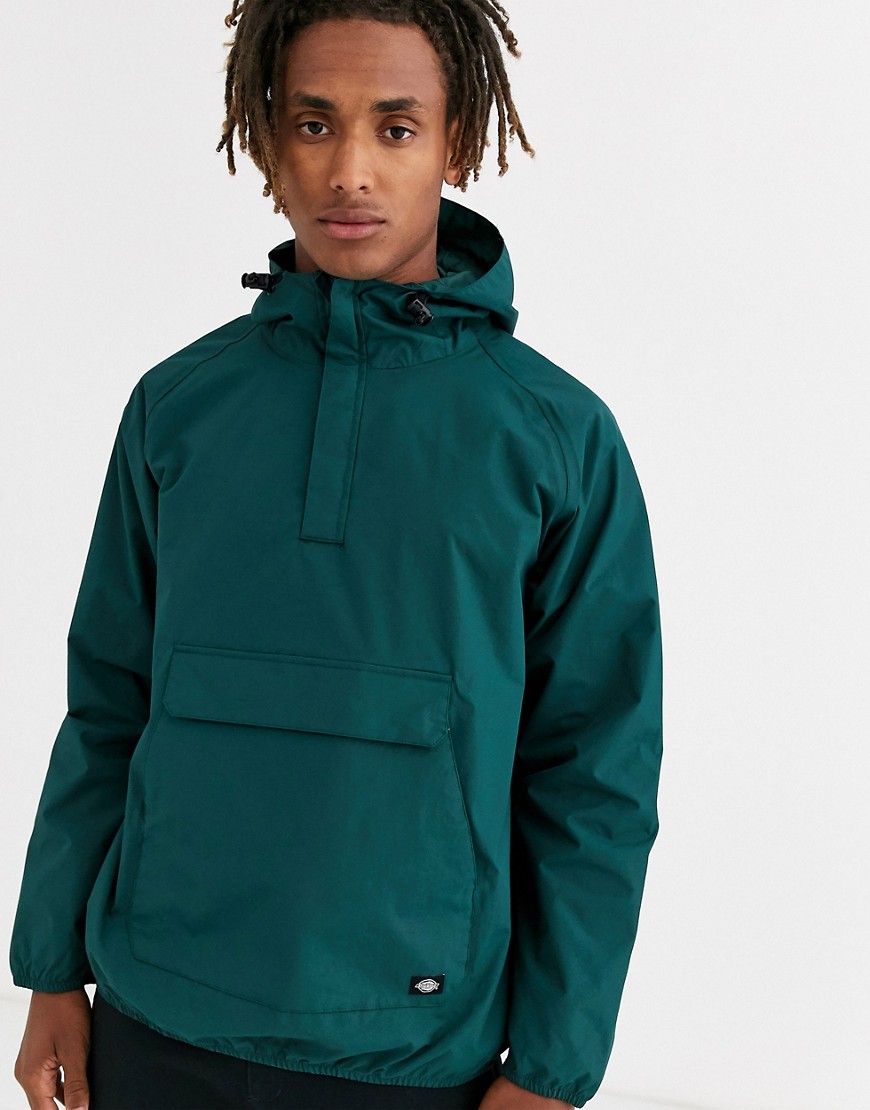 Dickies Rexville overhead jacket with front pocket in forest green