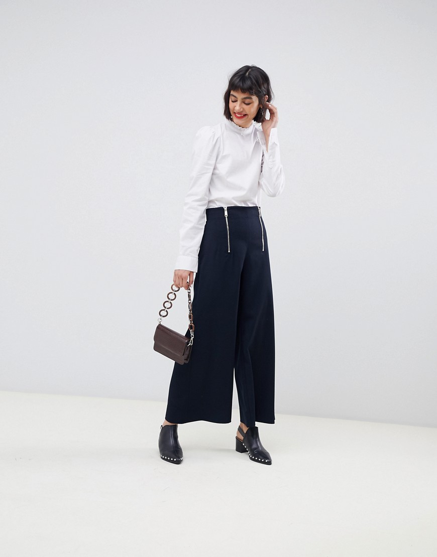 Max & Co cropped wide leg trousers