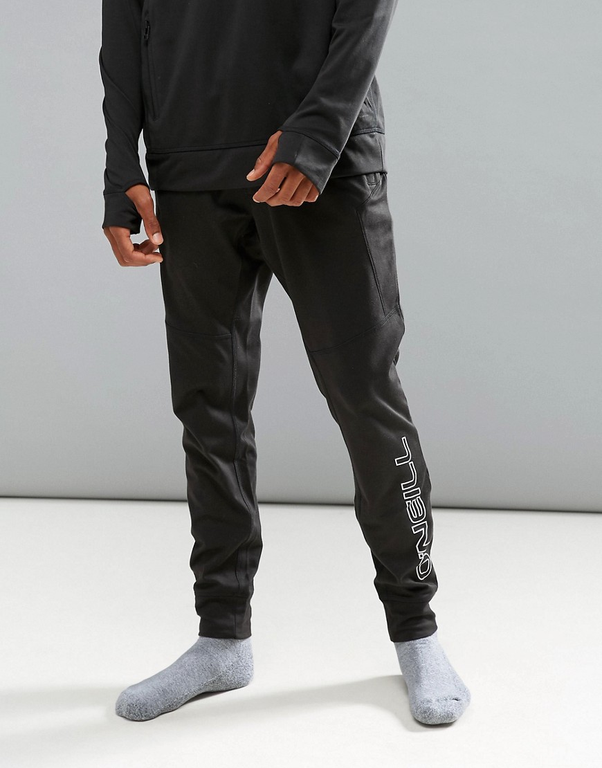 O'Neill Activewear Slim Fit Joggers Hyperdry in Black - Blackout