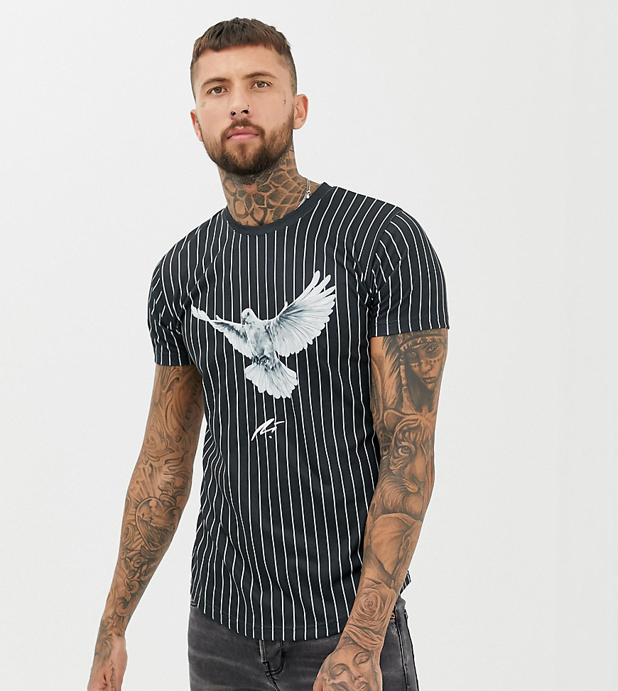 Mauvais muscle t-shirt in stripe