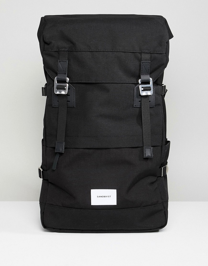 Sandqvist harald backpack in black - Black