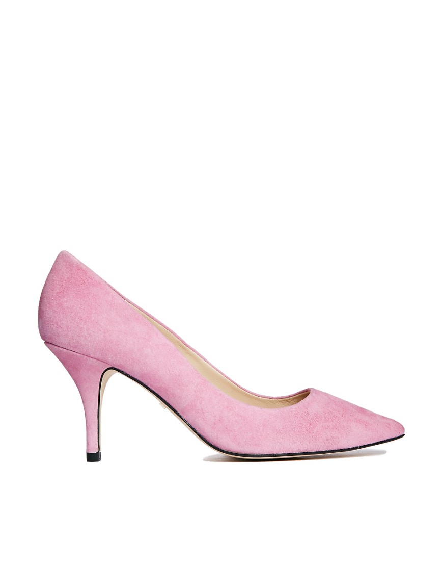 Pink | Whistles Flamingo Pink Cassini Heeled Shoes at ASOS