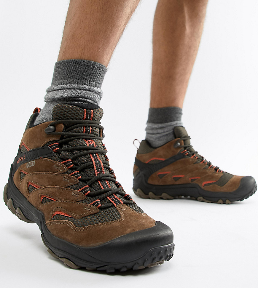 Merrell Chameleon 7 Limit hiking festival boots in brown