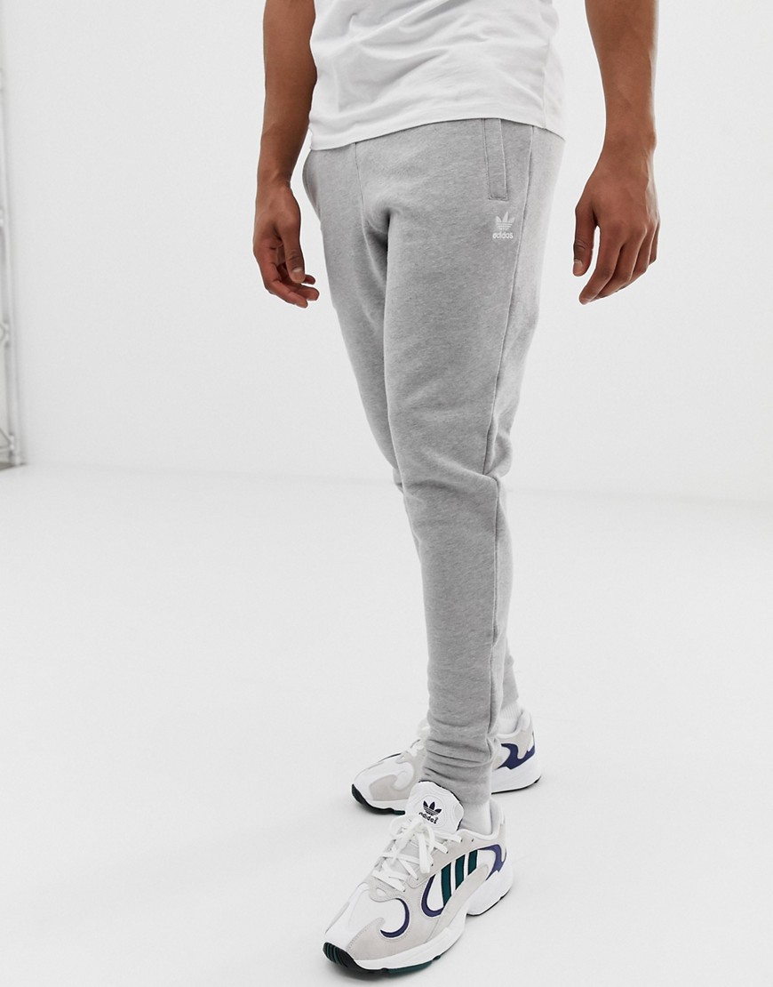 Adidas Originals Sweatpants With Logo Embroidery Gray - Gray 