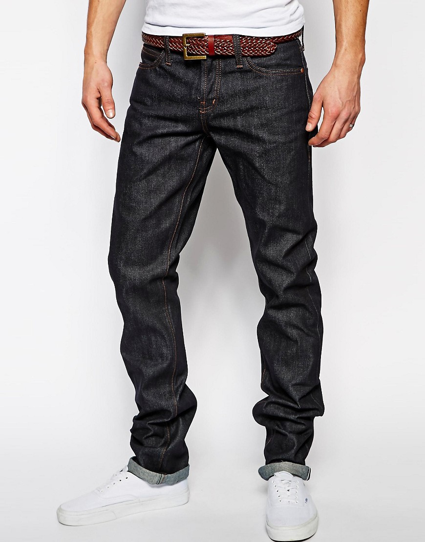 Unbranded | Unbranded Jeans UB101 Skinny Fit Selvedge Raw Indigo at ASOS