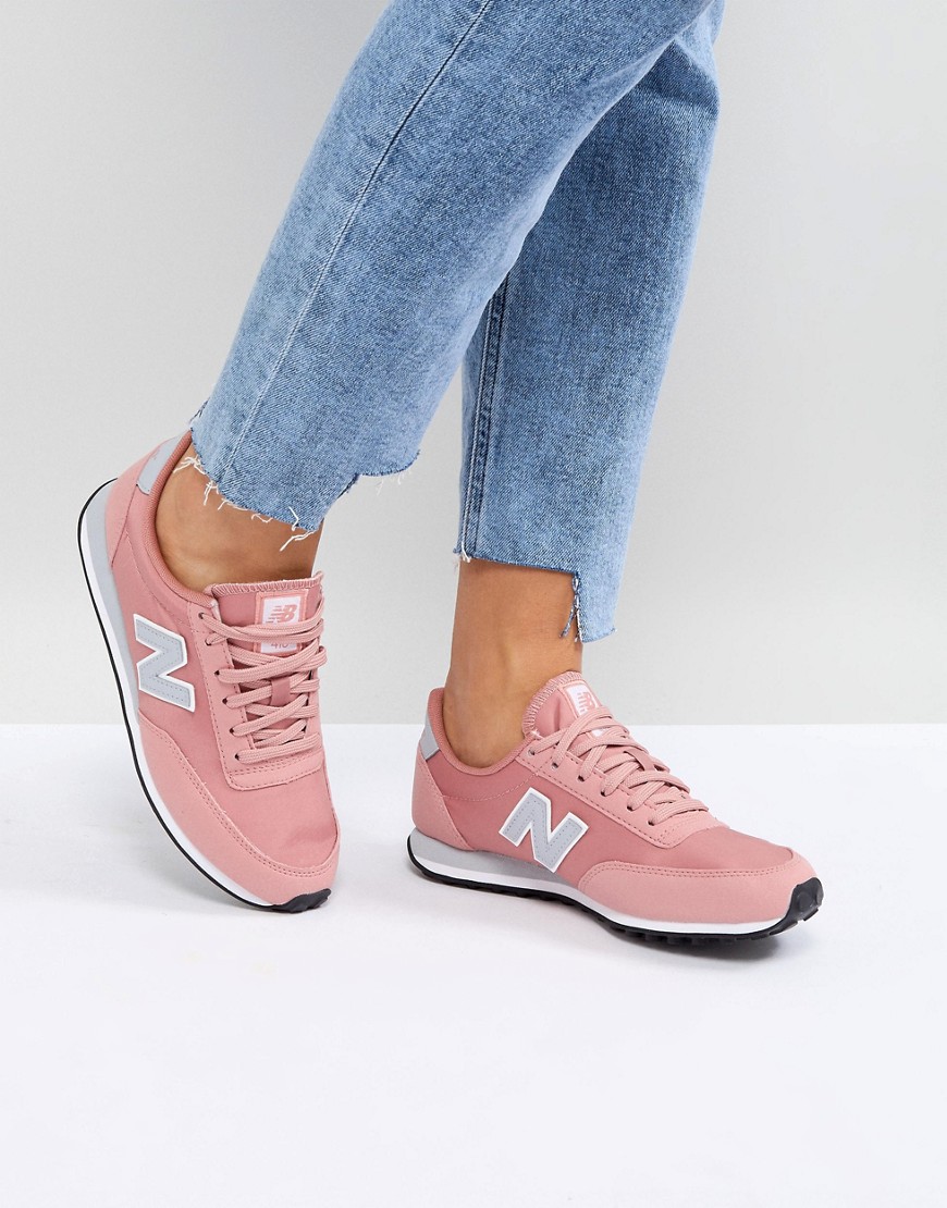 Розовые кроссовки New Balance 410 - Розовый 