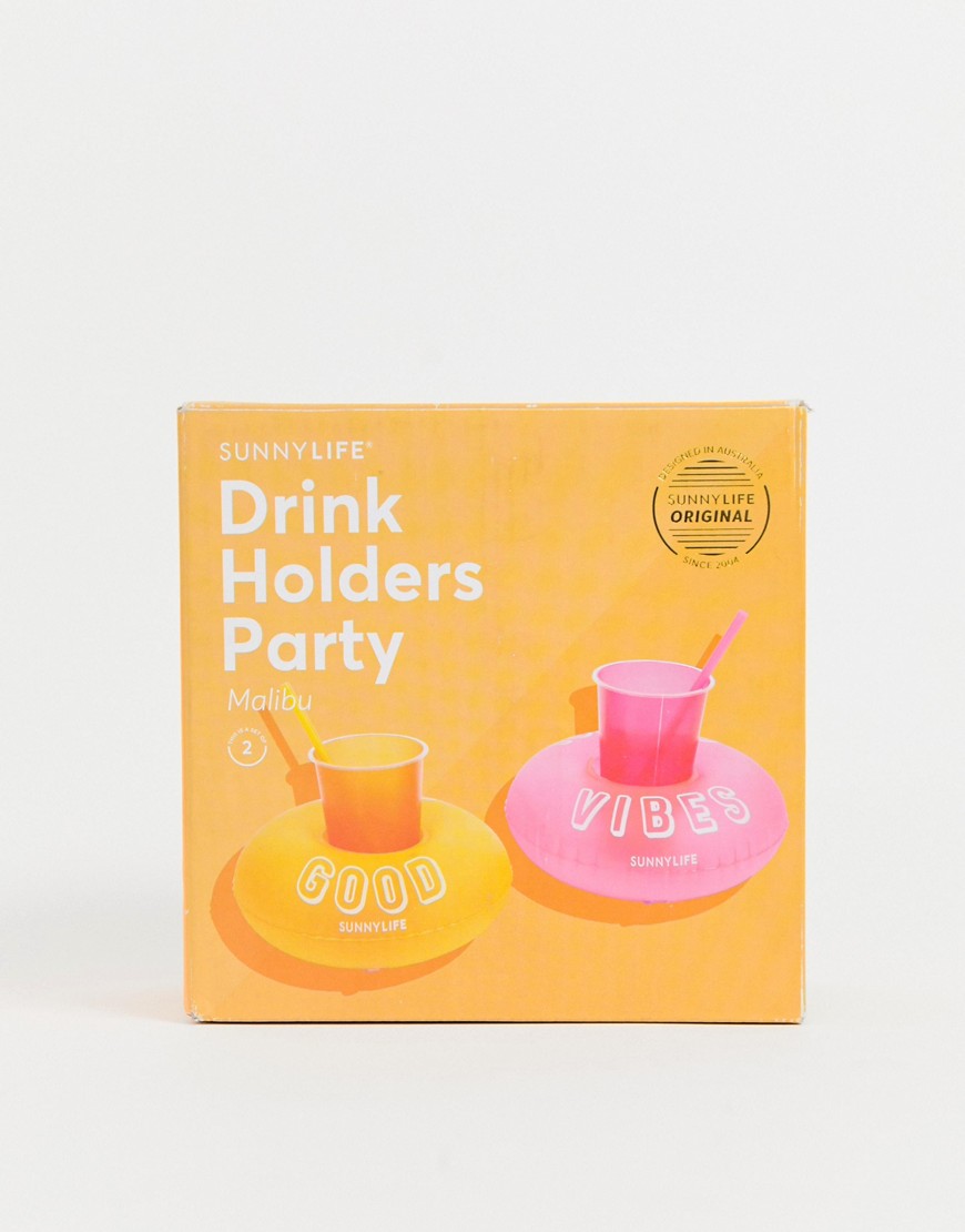 Sunnylife inflatable drinks holder with cups