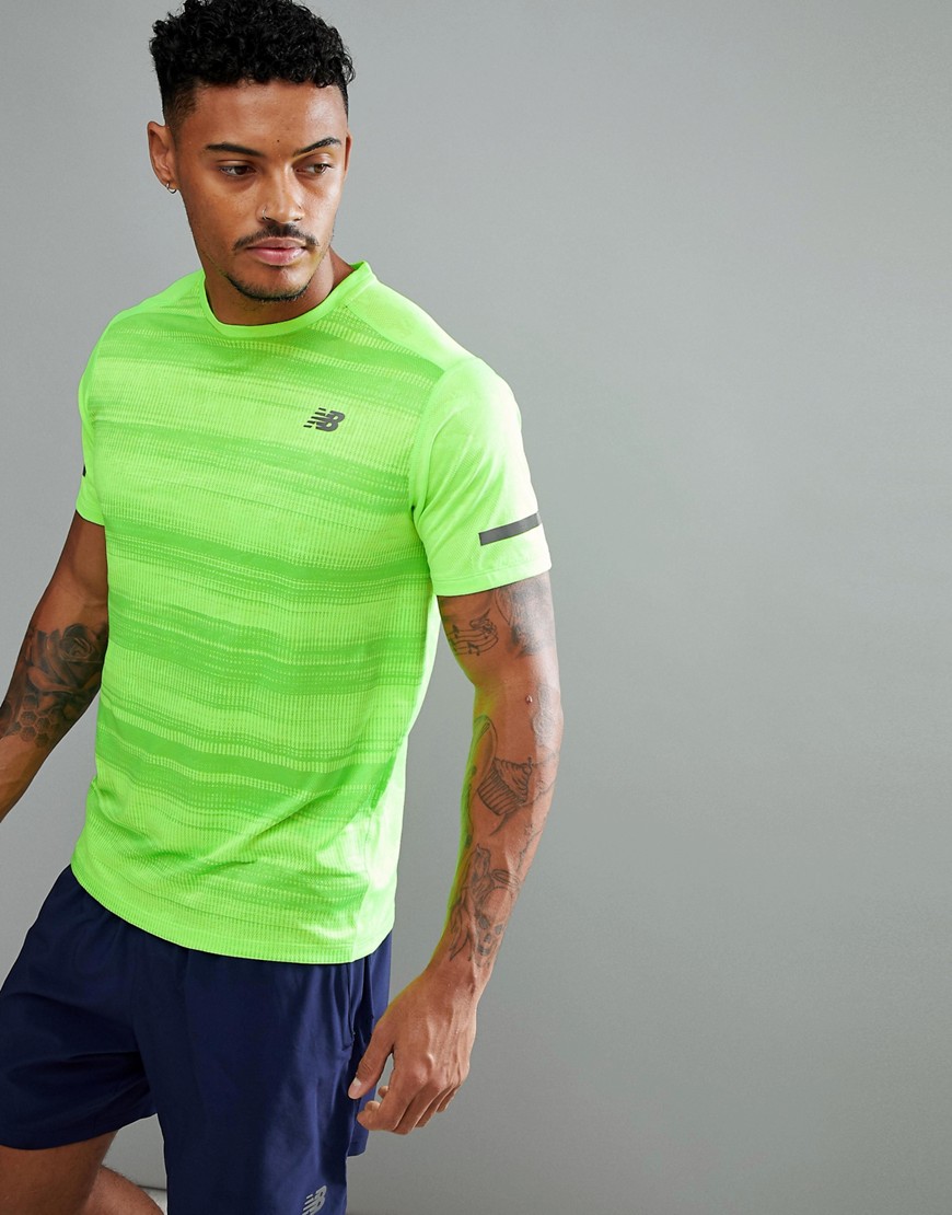 New Balance Running Max Intensity T-Shirt In Green MT71047EGL - Green
