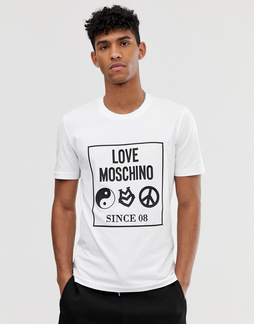 Love Moschino box logo t-shirt
