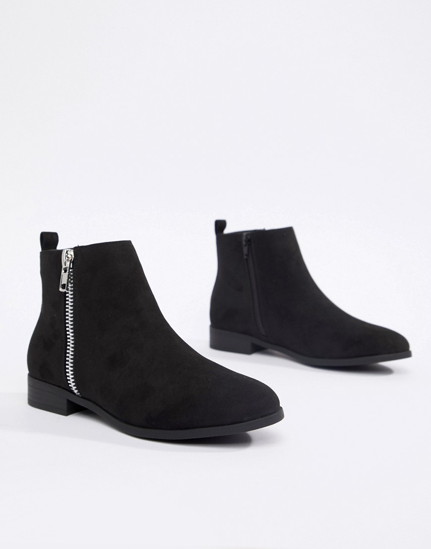 Truffle Collection Side Zip Ankle Boots