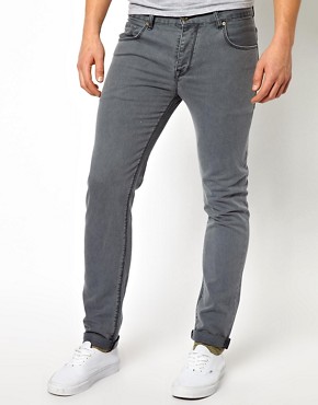 ASOS Slim Jeans In Washed Grey