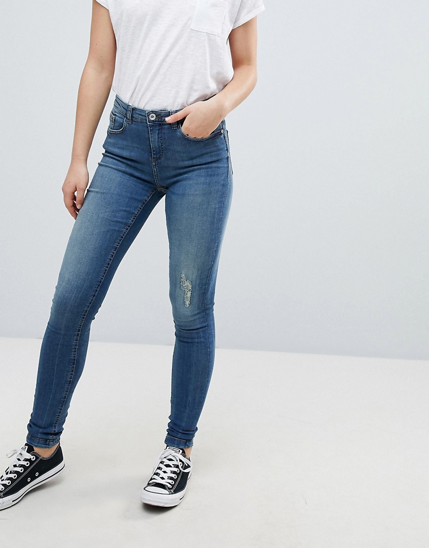 b.Young Skinny Distressed Jeans
