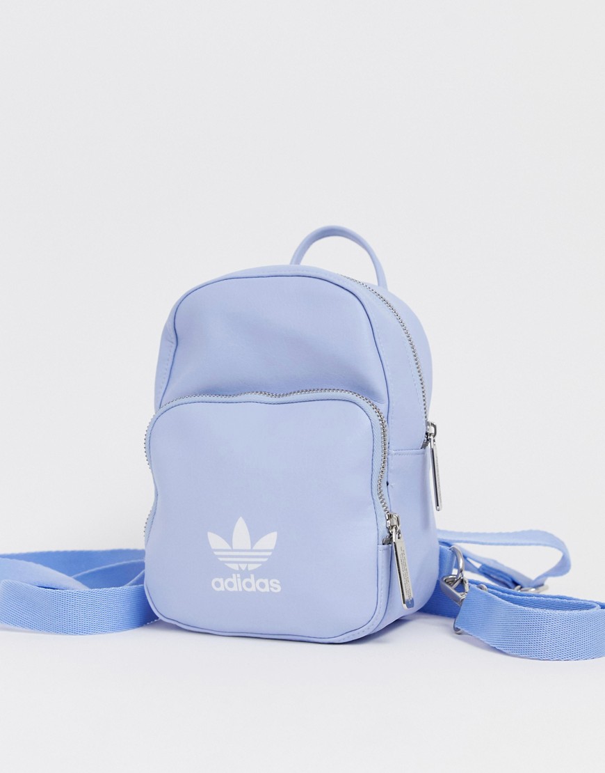 adidas Originals mini backpack in pale blue