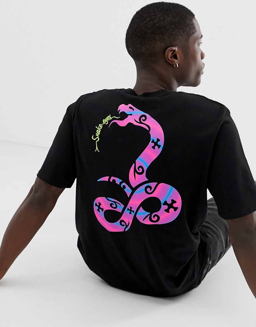 Bolongaro Trevor snake neon back embroidery t-shirt