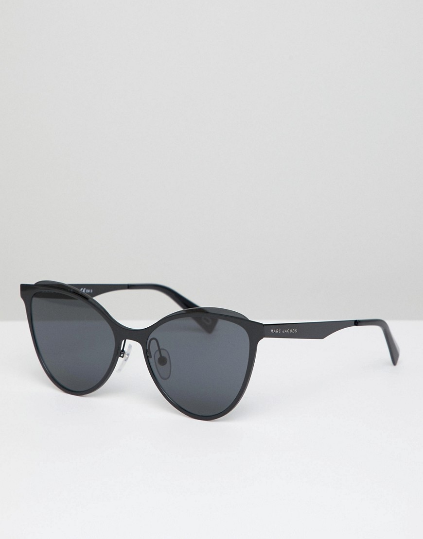 Черные солнцезащитные очки кошачий глаз в стиле 198-х Marc Jacobs Marc by Marc Jacobs 