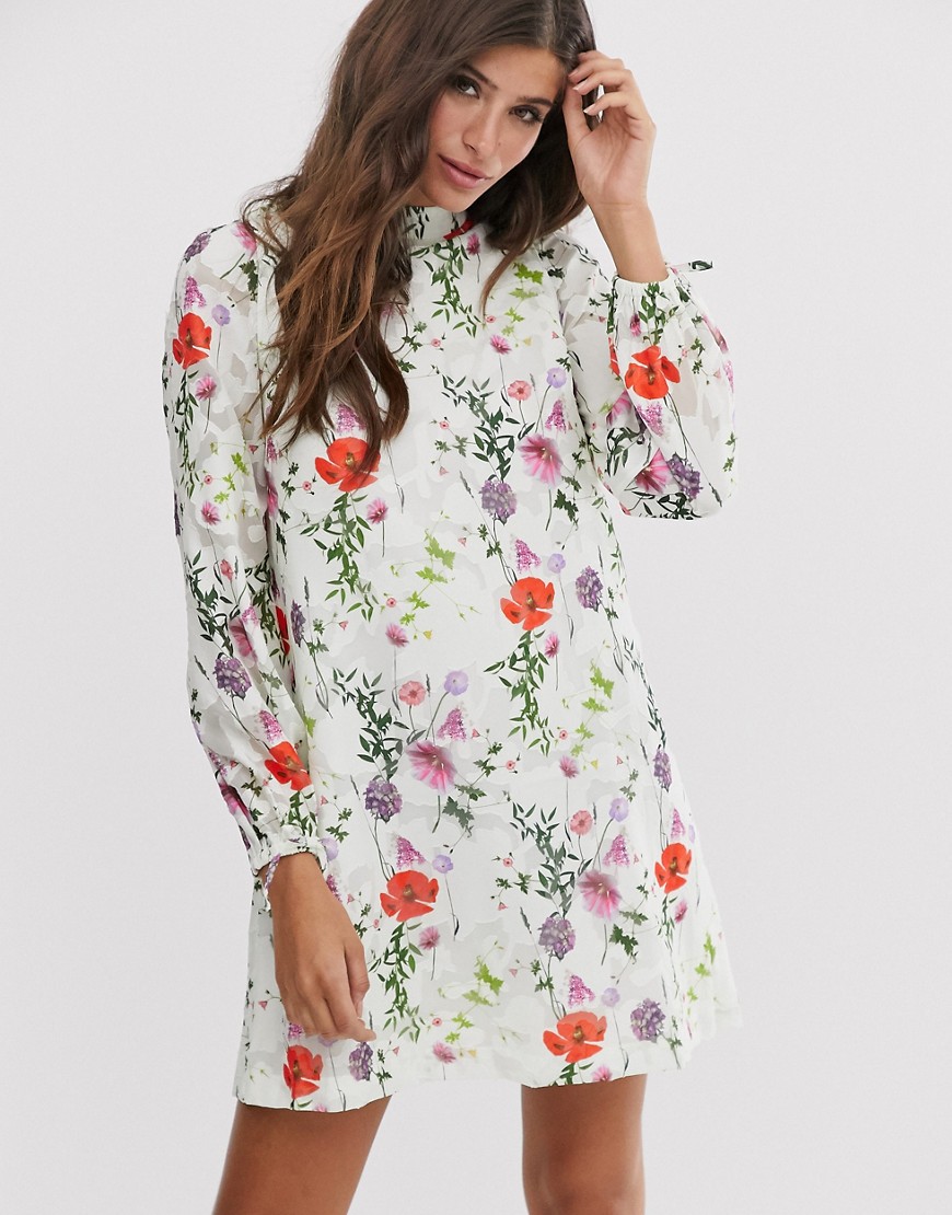 Ted Baker Imane tunic dress in hedgerow print