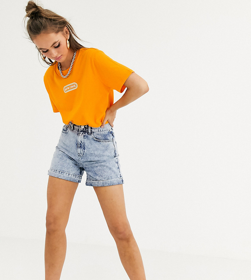 Santa Cruz Woodstock t-shirt in bright orange Exclusive to ASOS