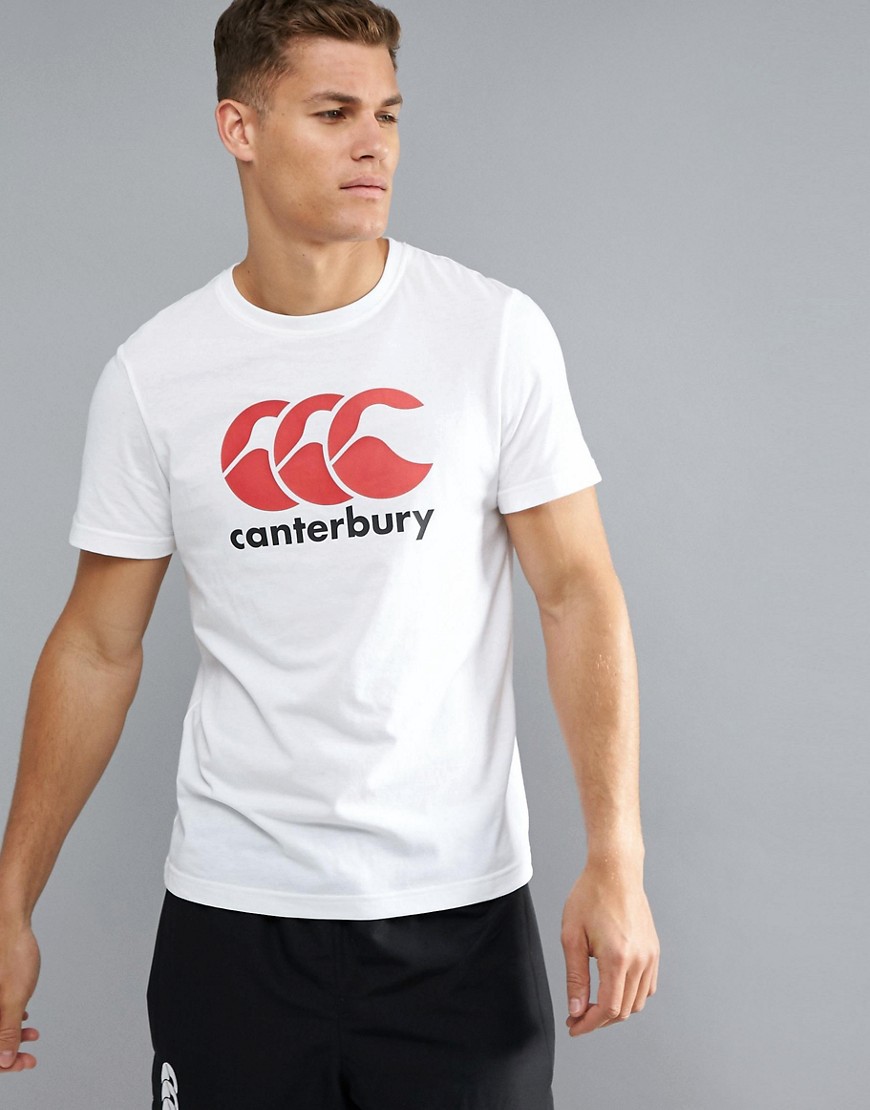 Белая футболка с логотипом Canterbury E546720-001 - Белый CANTERBURY OF NEW ZEALAND 