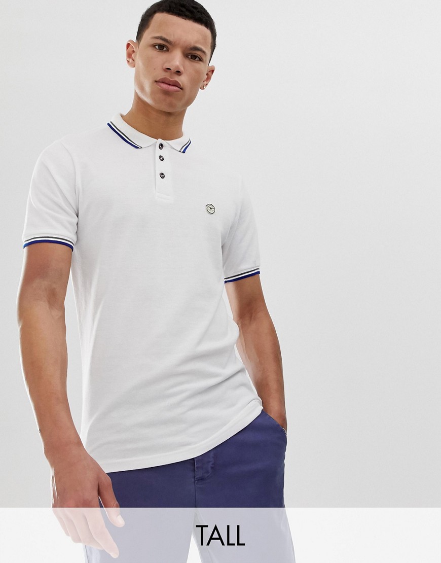 Le Breve Tall tipped polo shirt