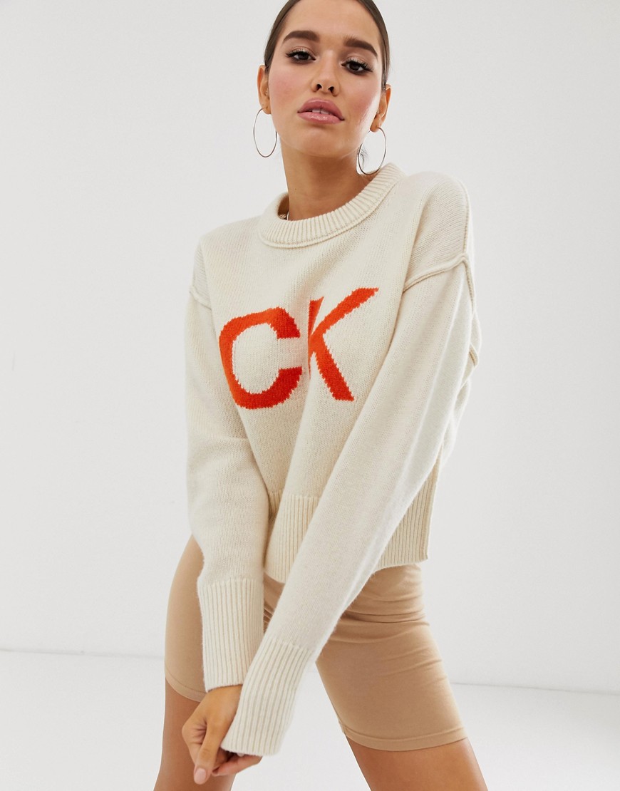 Calvin Klein Jeans ck logo knitwear