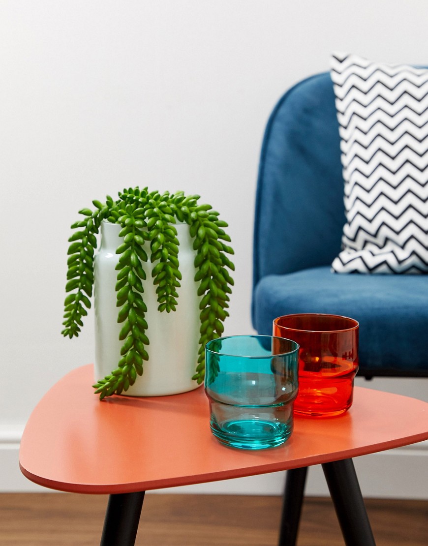 ASOS SUPPLY 2 pack stack-able tumblers red and blue
