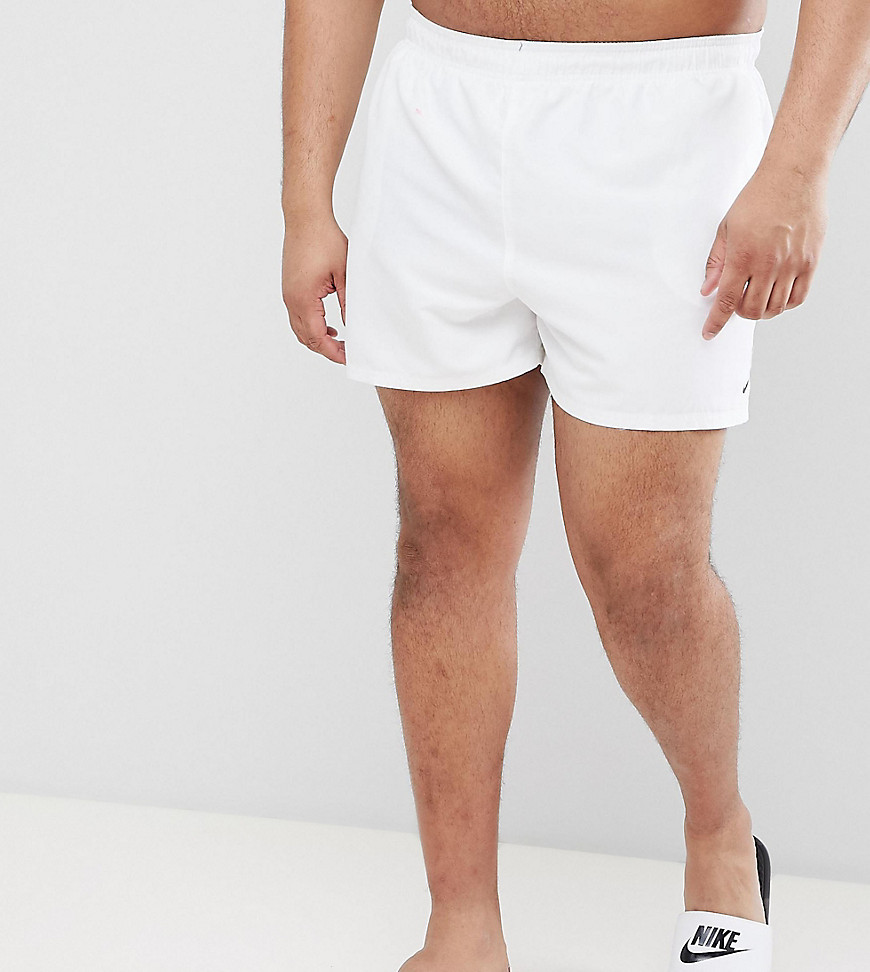 Nike Plus Exclusive Volley Super Short Swim Short In White NESS8830-100