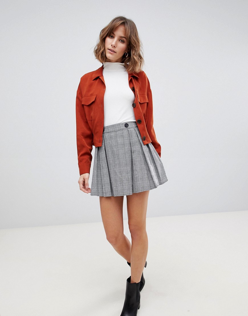 Side Party Kate pleated mini skirt