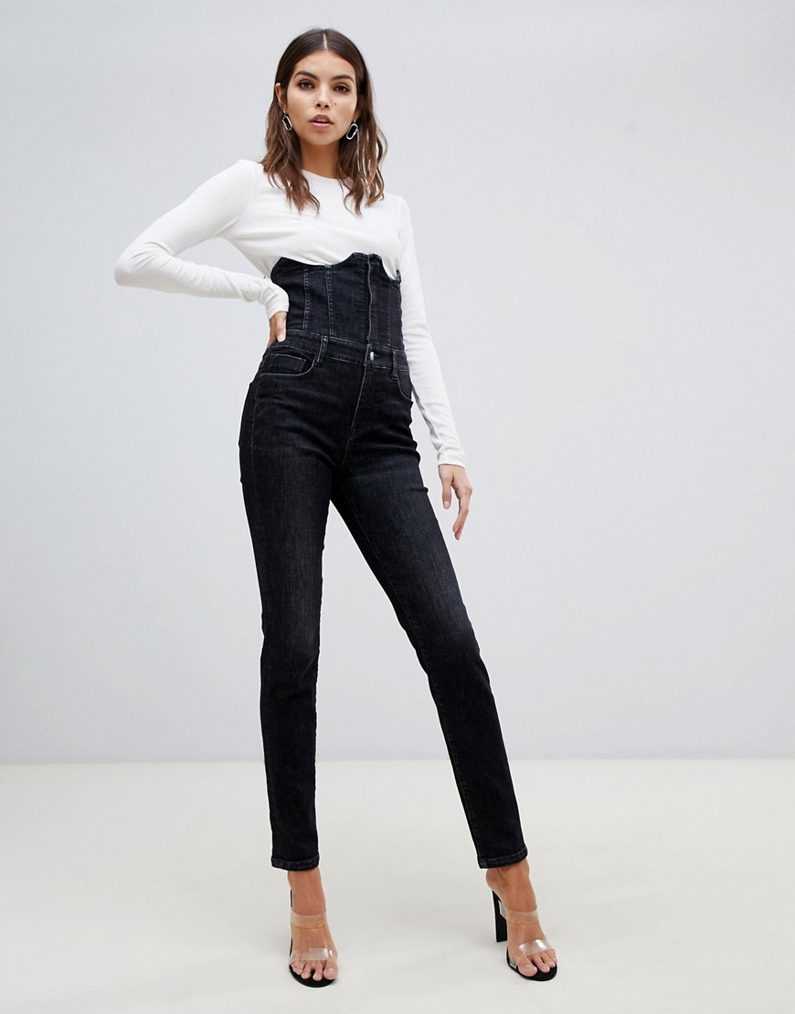 Miss Sixty highwaisted corset detail skinny jean