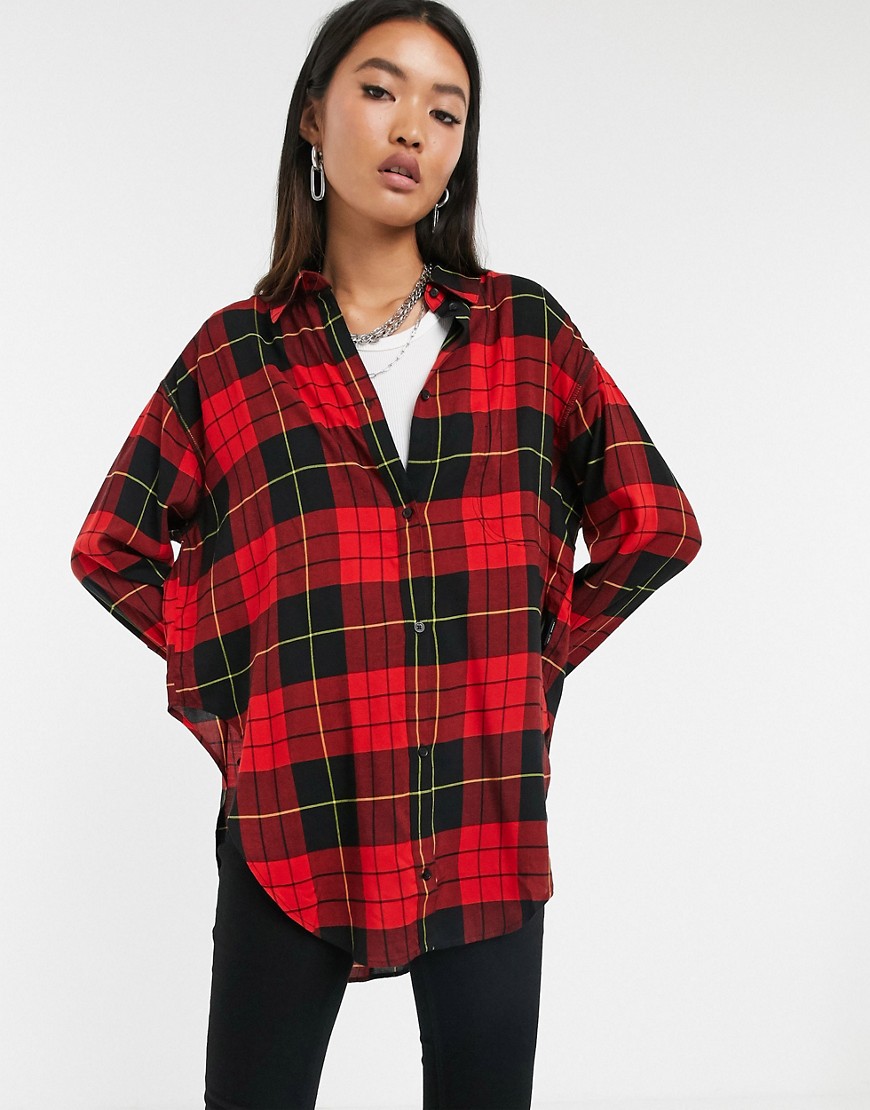 Cheap Monday Obscure check flannel shirt