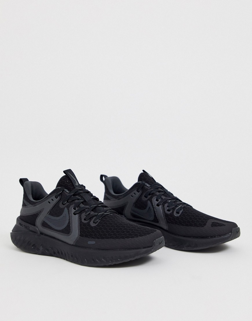 Nike Running React Legend 2 trainers in black