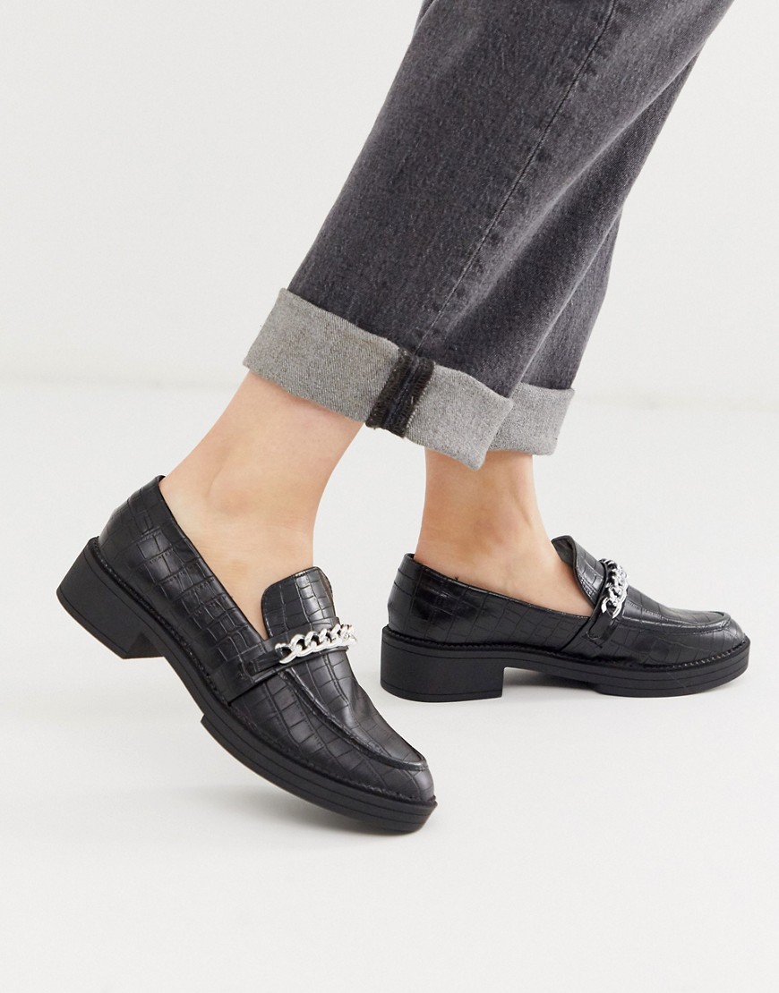 Truffle Collection chunky flat trim loafers