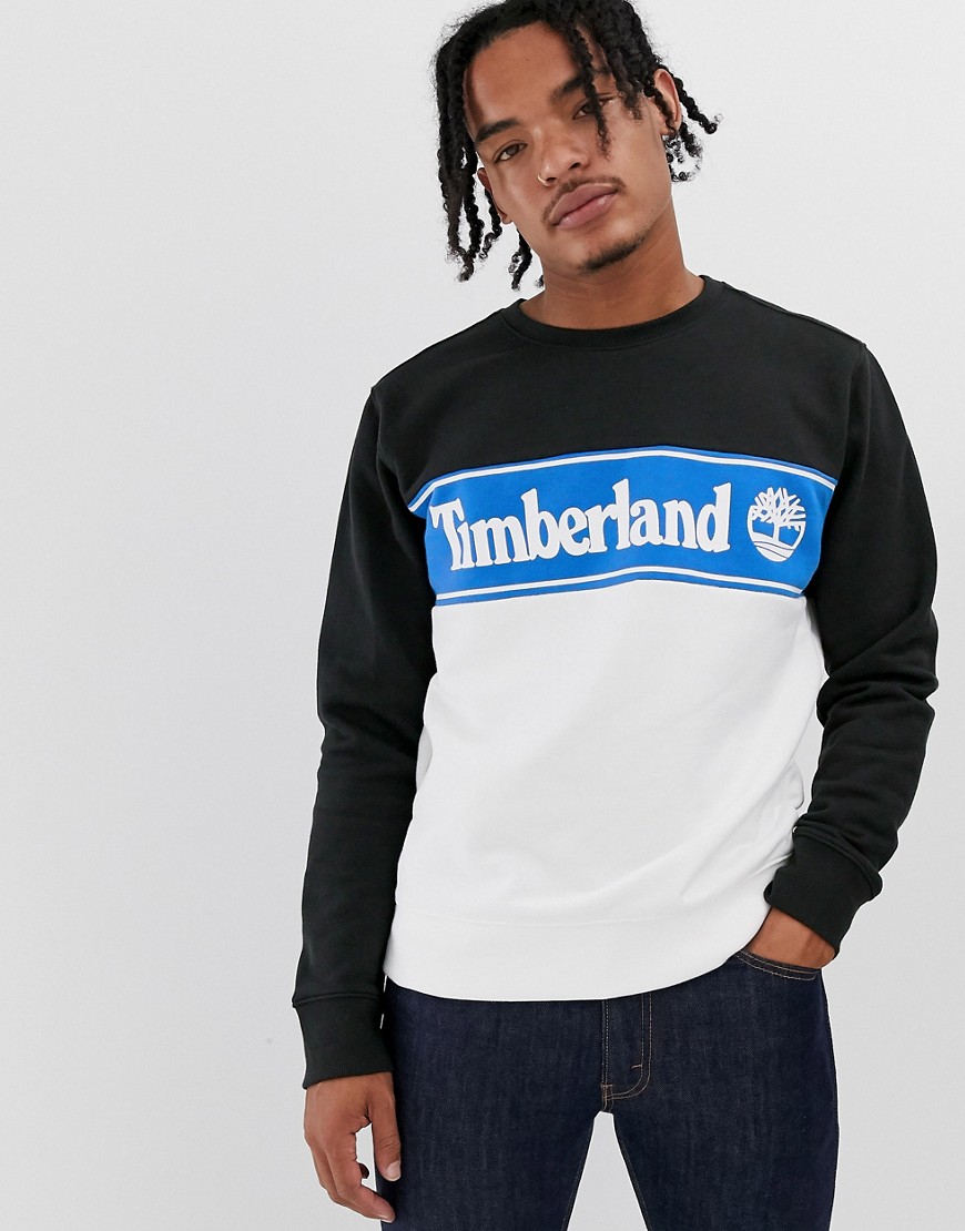 Timberland cut and sew logo sweatshirt